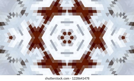 Gray geometric design, gray abstract background. Mosaic of a vector kaleidoscope, vector halftone design. Gray background texture. Decorative web layout or poster, banner. EPS 10 Vector