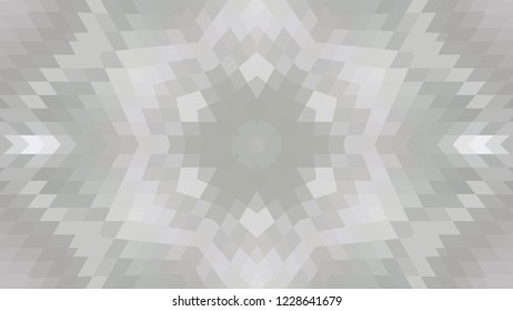 Gray geometric design, gray abstract background. Mosaic of a vector kaleidoscope, vector halftone design. Gray background texture. Decorative web layout or poster, banner. EPS 10 Vector