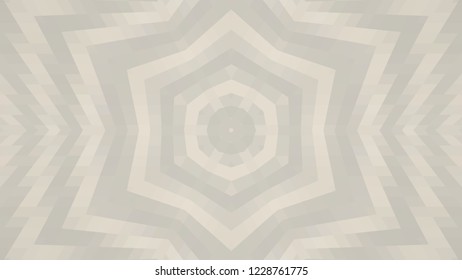 Gray geometric design, gray abstract background. Mosaic of a vector kaleidoscope, vector halftone design. Gray background texture. Decorative web layout or poster, banner. EPS 10 Vector