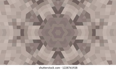 Gray geometric design, gray abstract background. Mosaic of a vector kaleidoscope, vector halftone design. Gray background texture. Decorative web layout or poster, banner. EPS 10 Vector