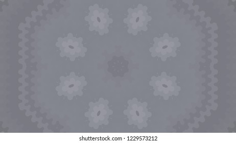 Gray geometric design, gray abstract background. Mosaic of a vector kaleidoscope, vector halftone design. Gray background texture. Decorative web layout or poster, banner. EPS 10 Vector