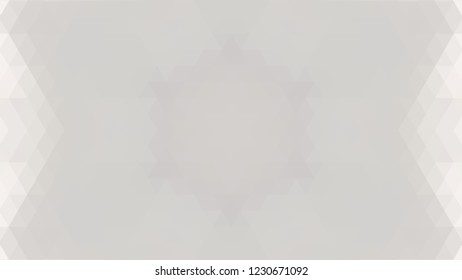 Gray geometric design, gray abstract background. Mosaic of a vector kaleidoscope, vector halftone design. Gray background texture. Decorative web layout or poster, banner. EPS 10 Vector