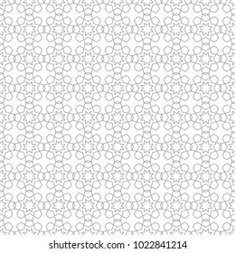 Gray geometric design on white background. Seamless pattern for web, textile and wallpapers
