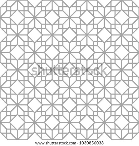 Gray geometric design on white background. Seamless pattern for web, textile and wallpapers