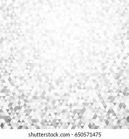 Fondo abstracto de textura de mosaico geométrico gris. Ilustración de papel vector.