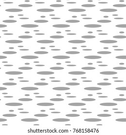 Gray geometric ornament on white background. Seamless pattern for web, textile and wallpapers