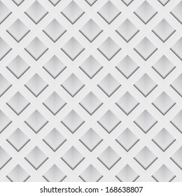 Gray geometric seamless texture. Vector background
