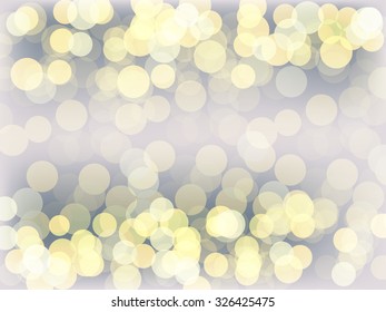 gray gold holiday bokeh. Abstract Christmas background