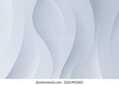 gray gradation abstract background with realistic dynamic 3D shadow curves