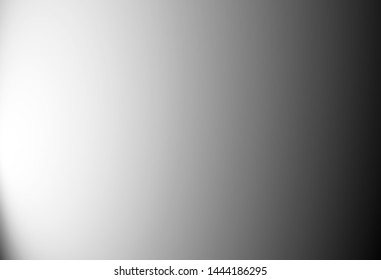 Gray gradient abstract background. Blurred smooth gray color, bright light effect holographic, silver graphic soft design wallpaper, vector illustration