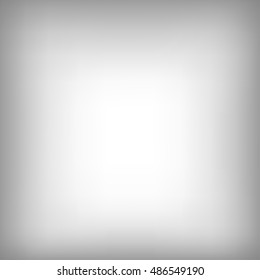 Gray gradient abstract background vector, grey soft foil paper, light frame blurred mesh texture for presentations and prints