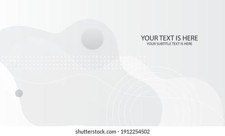 Gray gradient background design. Abstract background with liquid shapes. Cool background design for posters.