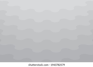 Gray gradient background. Organic shape. Abstract background. Vector geometric elements. Gray wave background. Gray wallpaper.