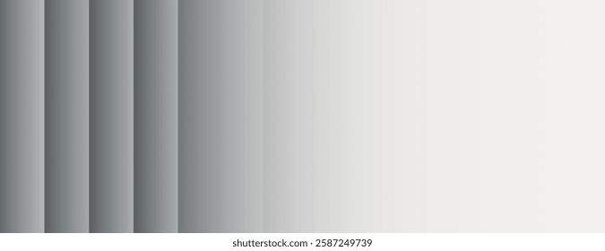 Gray gradient background with smooth texture. The background transitions from dark gray to light gray, creating a sleek, modern look. Minimal abstract gradient graphic vector background 