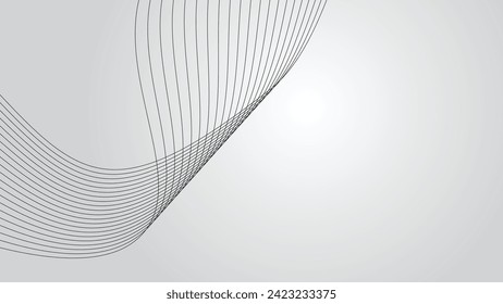 Gray gradient background wallpaper vector image for backdrop or presentation