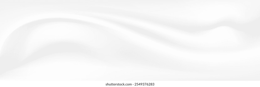 Gray gradient background for web trend design, beautiful white waves. Template for wedding card and invitation.	