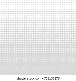 Gray gradient dots background. Vector illustration.