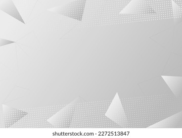 Gray gradient geometric background space