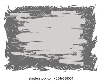 Gray grange background. Vintage backdrop for decoration design.  Abstract illustration. Dust, messy, texture, vector