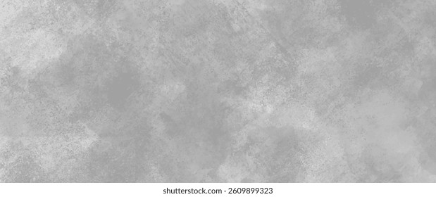 Gray grange wall with brush strokes. Hand drawn gray abstract vector illustration for design. Vintage old surface.