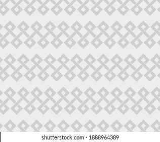 Gray Greek key seamless pattern. Typical egyptian, assyrian and greek motives. Arabic geometric texture. Islamic Art. Abstract geometric. Vector and illustration.