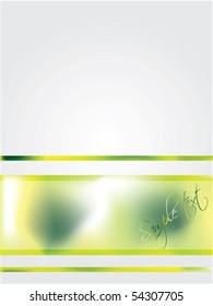 Gray with green brochure design background