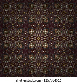 Gray, green and brown abstract background painted geometry shine and layer element seamless pattern. Vector illustration.