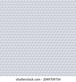 Gray Grid with Spheres. Perforated Metal Texture Seamless Pattern Background, Dotted Technological Metallic Backdrop