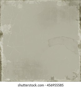 Gray grunge background. Old paper vector illustration.