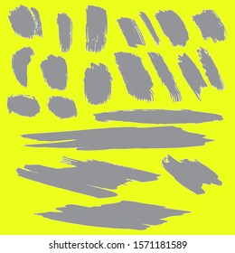 Gray Grunge Strokes. Brush Graffiti. Watercolor Splash. Distress frame. Dirty Art Painting. Distress Brushes. Acrylic Paint. Brush Painting. Distress Wallpaper. Grunge Brushes. Batik Brush.