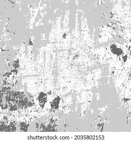 Gray grunge texture. Vector abstract background