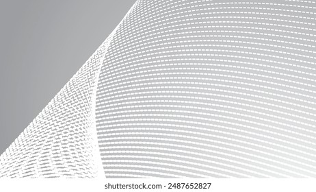 Gray halftone abstract background vector image for backdrop or presentation