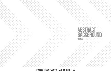 Gray Halftone Circle Background – Abstract Dot Pattern on White, professional abstract background ideal for layouts and presentations.