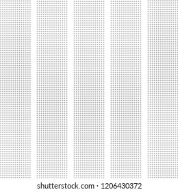 Gray Halftone of halftone dots on white background for text 