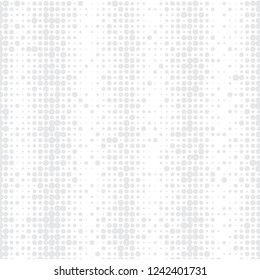 Gray Halftone of halftone dots on white background for text 