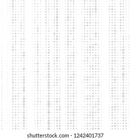 Gray Halftone of halftone dots on white background for text 
