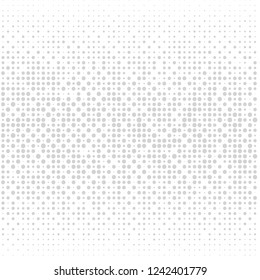 Gray Halftone of halftone dots on white background for text 