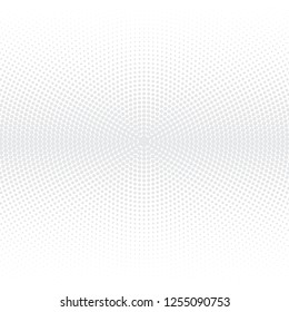 Gray Halftone of halftone dots on white background for text 