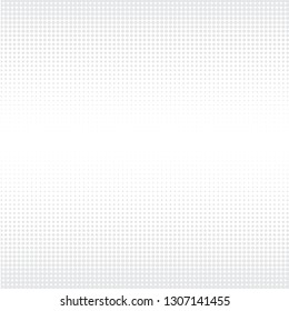 Gray Halftone of halftone dots on white background for text 