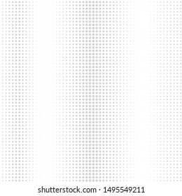 Gray Halftone of halftone dots on white background for text 