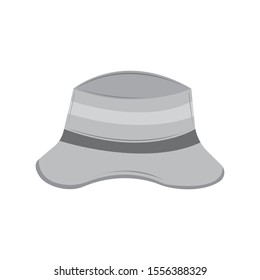 Gray Hat clip art design vector illustration image