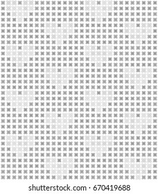 Gray heart abstract pattern. Seamless vector background