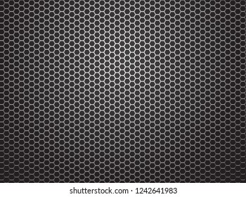 Gray Hexagon Wire Mesh Background Stock Vector (Royalty Free ...