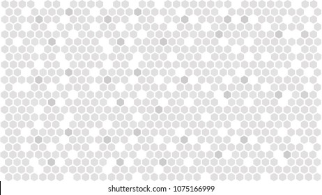 Gray hexagonal background. Abstract hexagon pattern. Vector illustration EPS10