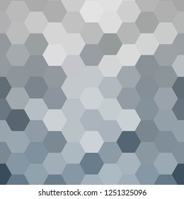 gray hexagons layout for advertising. eps 10