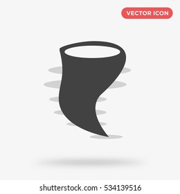 Gray hurricane icon illustration isolated vector sign symbol
