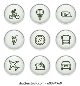 Gray icon with button 20