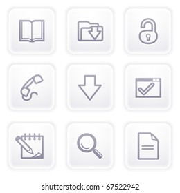 Gray icon with buttons 6