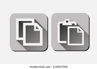 Gray icon to copy and paste.