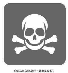 A gray icon. Poison. Life-threatening